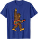 Rocker Bigfoot Sasquatch Guitar Rocknroll Rock Boys Kids Men T-Shirt - T-Shirt | Royal
