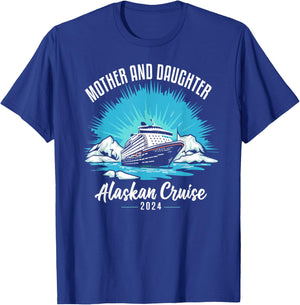 Mother Daughter Trip 2024 Alaskan Cruise Matching T-Shirt - T-Shirt | Royal
