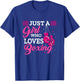 Boxing Girl Outfit Kickoxing Workout Women Gloves Gear T-Shirt - T-Shirt | Royal