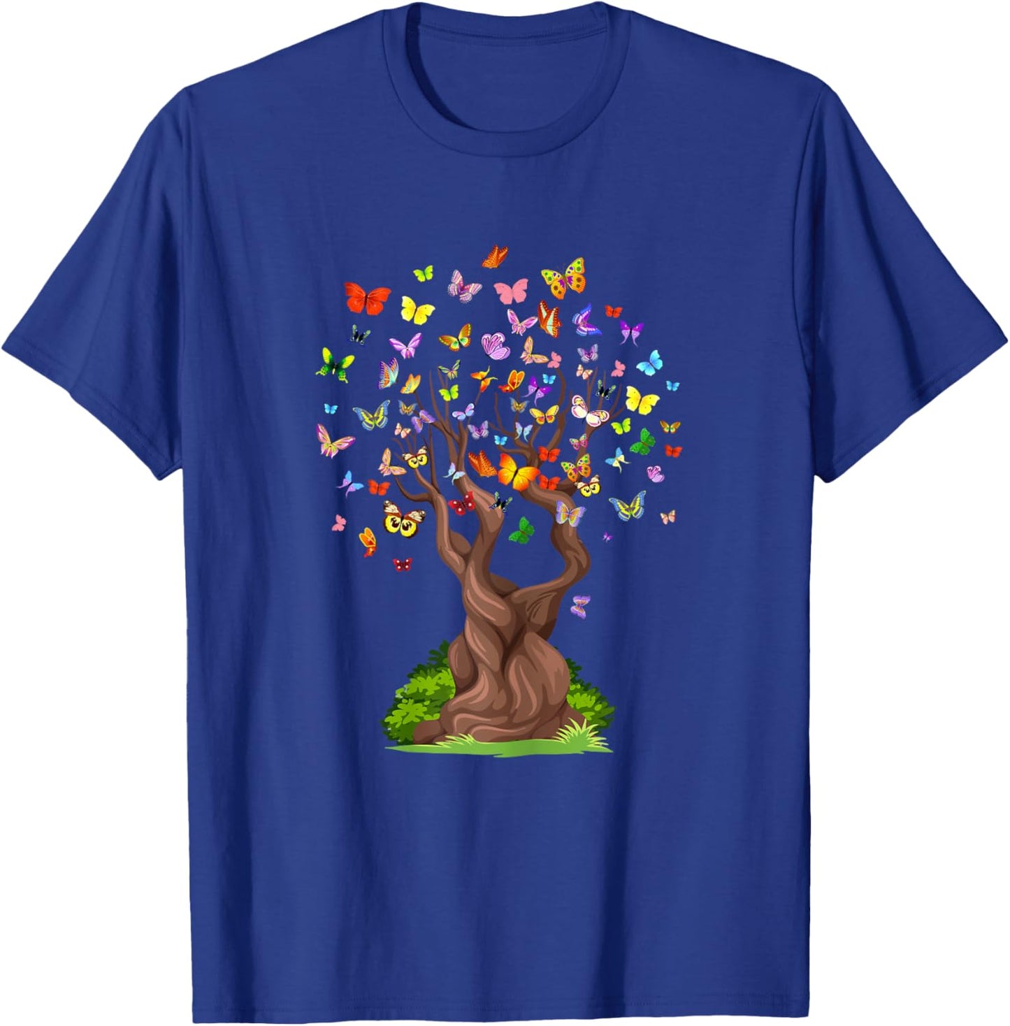 ButterflyTree Beautiful Nature Lover Butterfly T-Shirt - T-Shirt | Royal