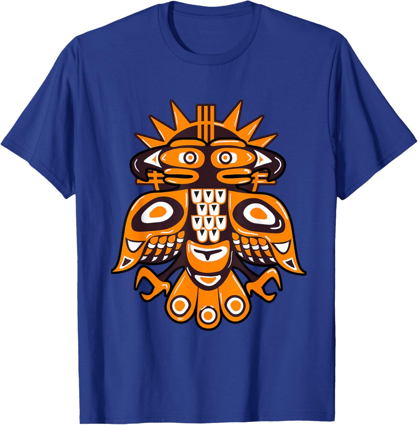 American Indian Native Thunderbird Indigenous Tribe T-Shirt - T-Shirt | Royal