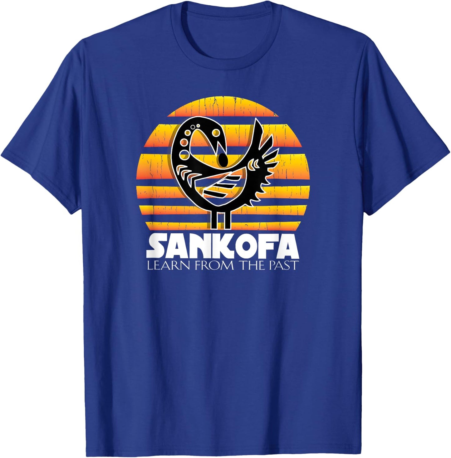 Sankofa - Learn From The Past African Gift T-Shirt - T-Shirt | Royal
