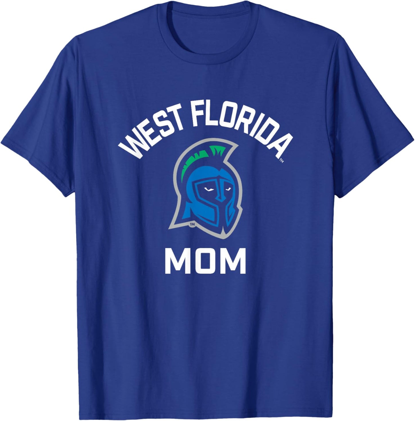 University of West Florida UWF Argonauts Arched Mom T-Shirt - T-Shirt | Royal