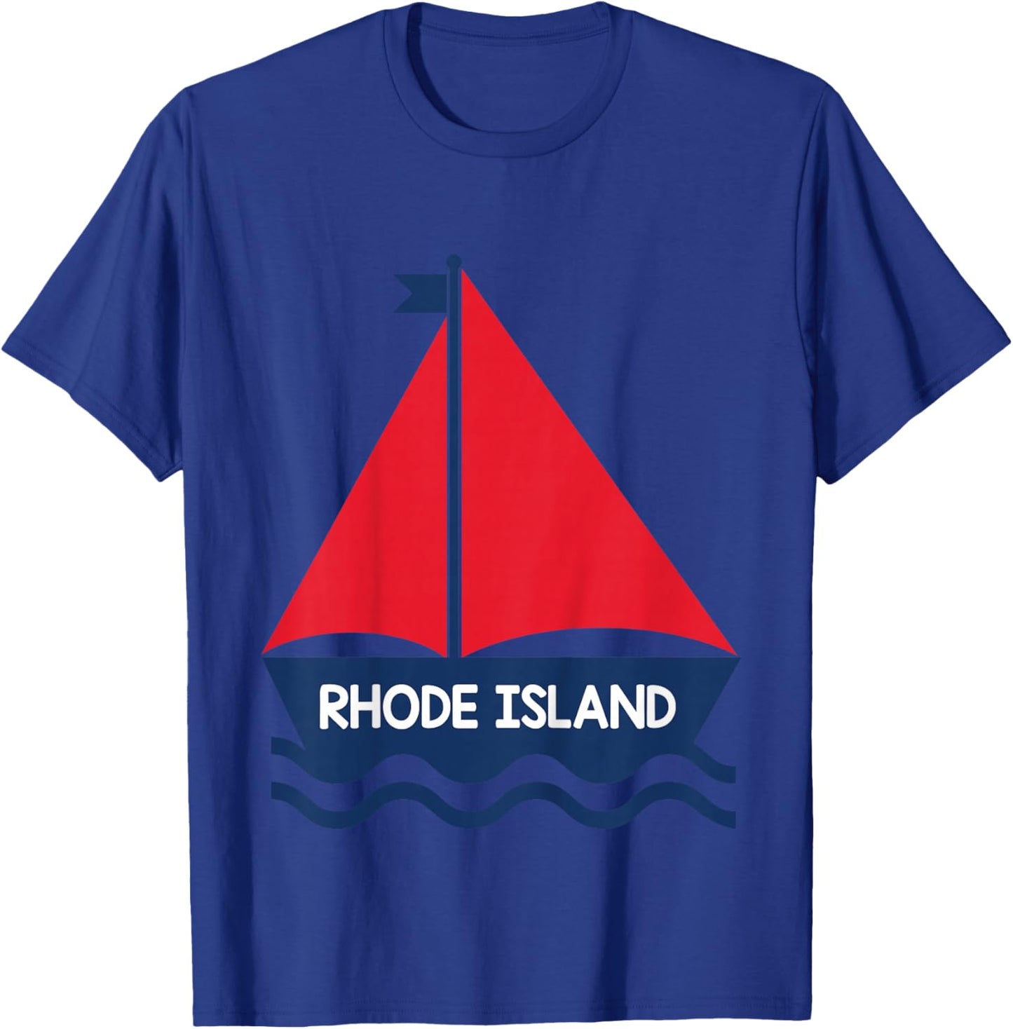 Rhode Island Sailing Boat Boys Girls Toddler T-Shirt - T-Shirt | Royal