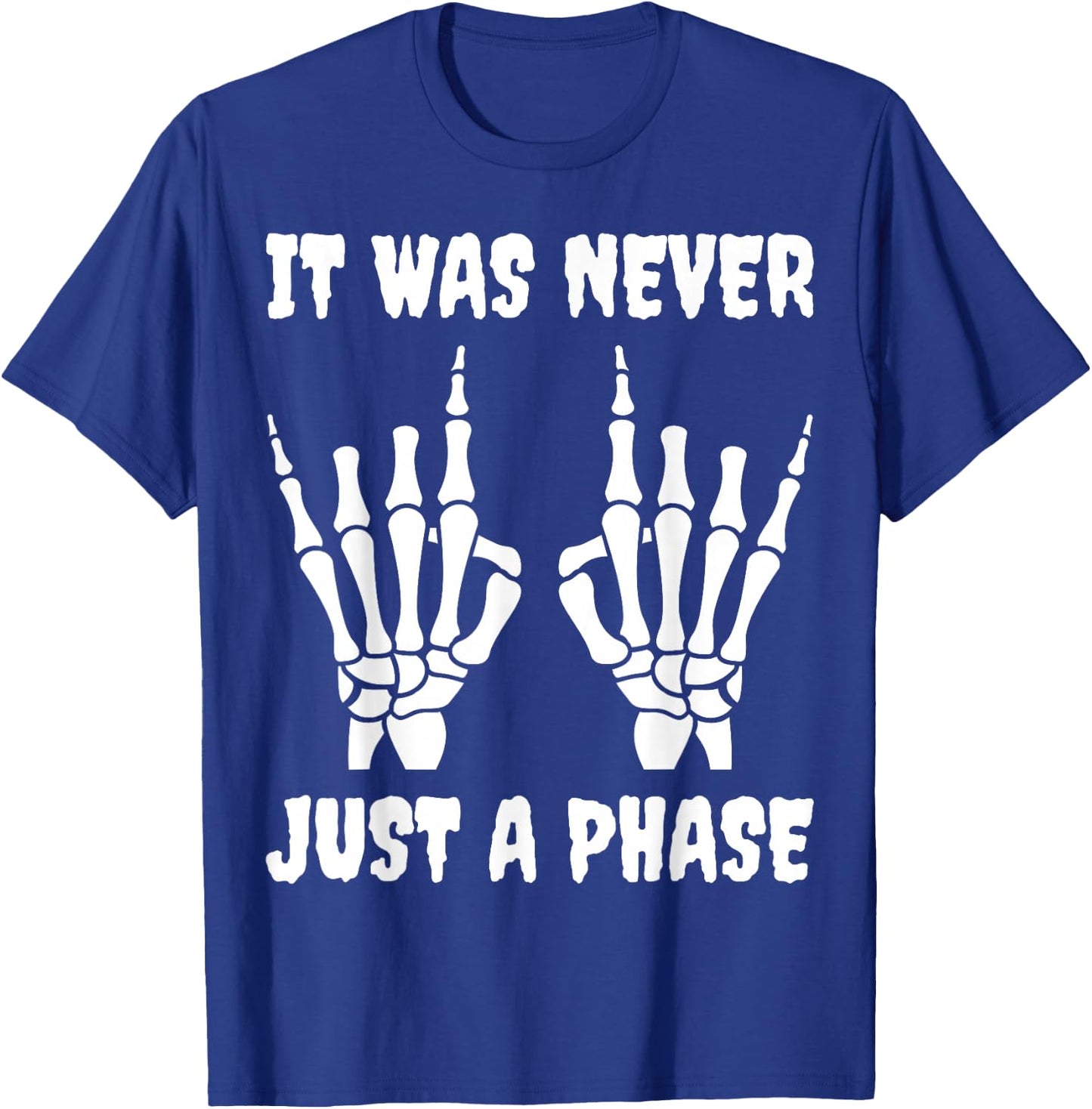 IT was Never JUST A Phase, Its A Lifestyle :Elder Still Emo T-Shirt - T-Shirt | Royal
