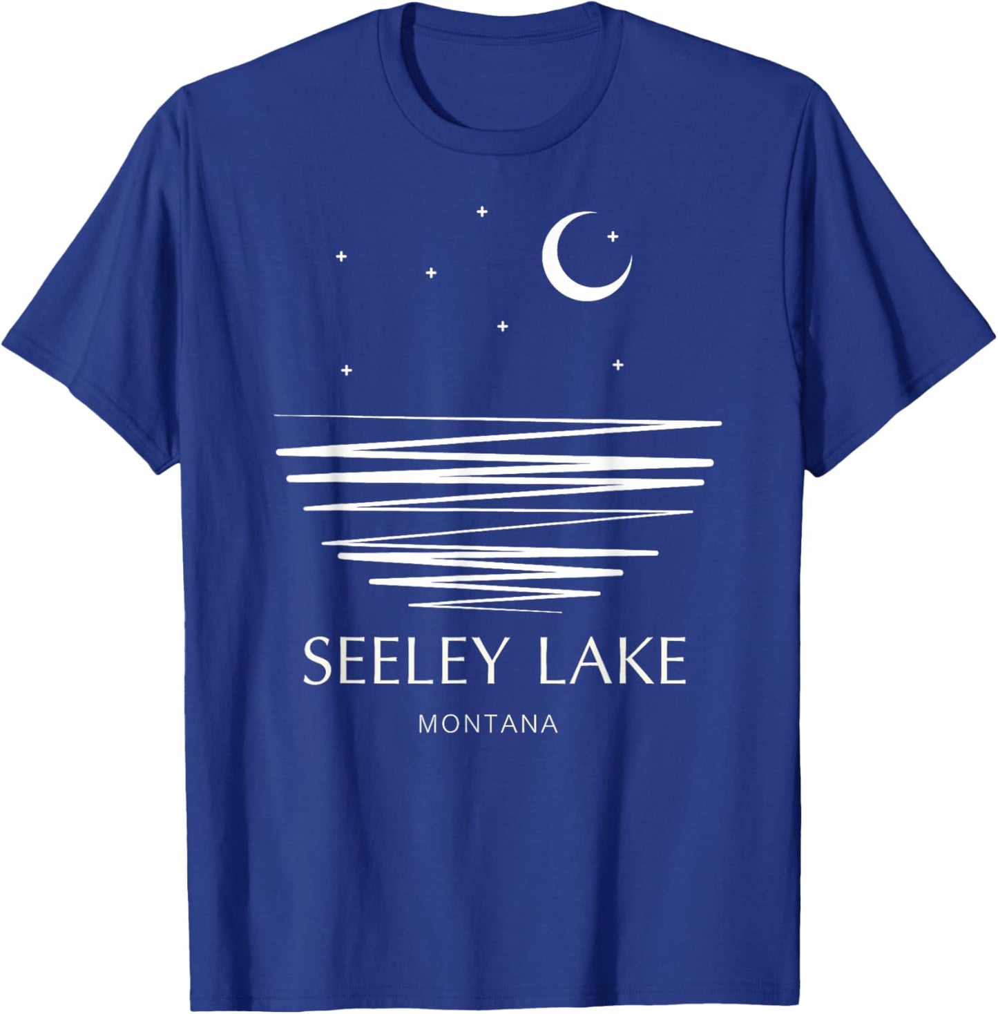 Seeley Lake Montana T-Shirt - T-Shirt | Royal