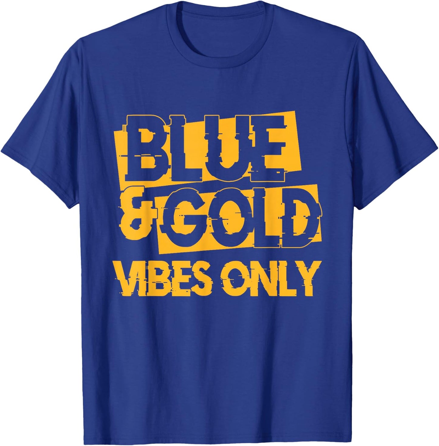 Blue and Gold Game Day Group for High School Football T-Shirt - T-Shirt | Royal