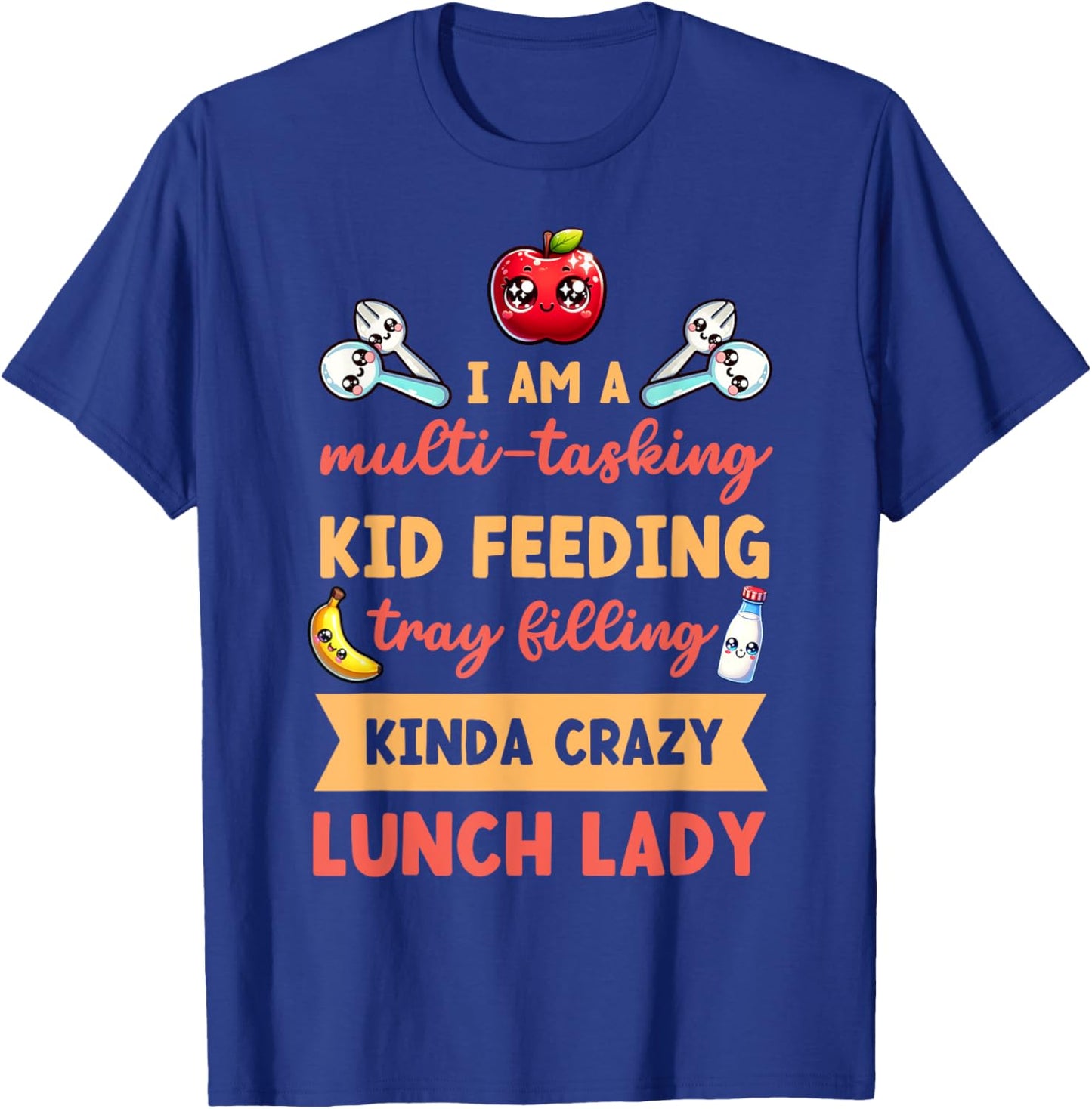 Lunch Lady Hero School Cafeteria Staff Appreciation Product T-Shirt - T-Shirt | Royal