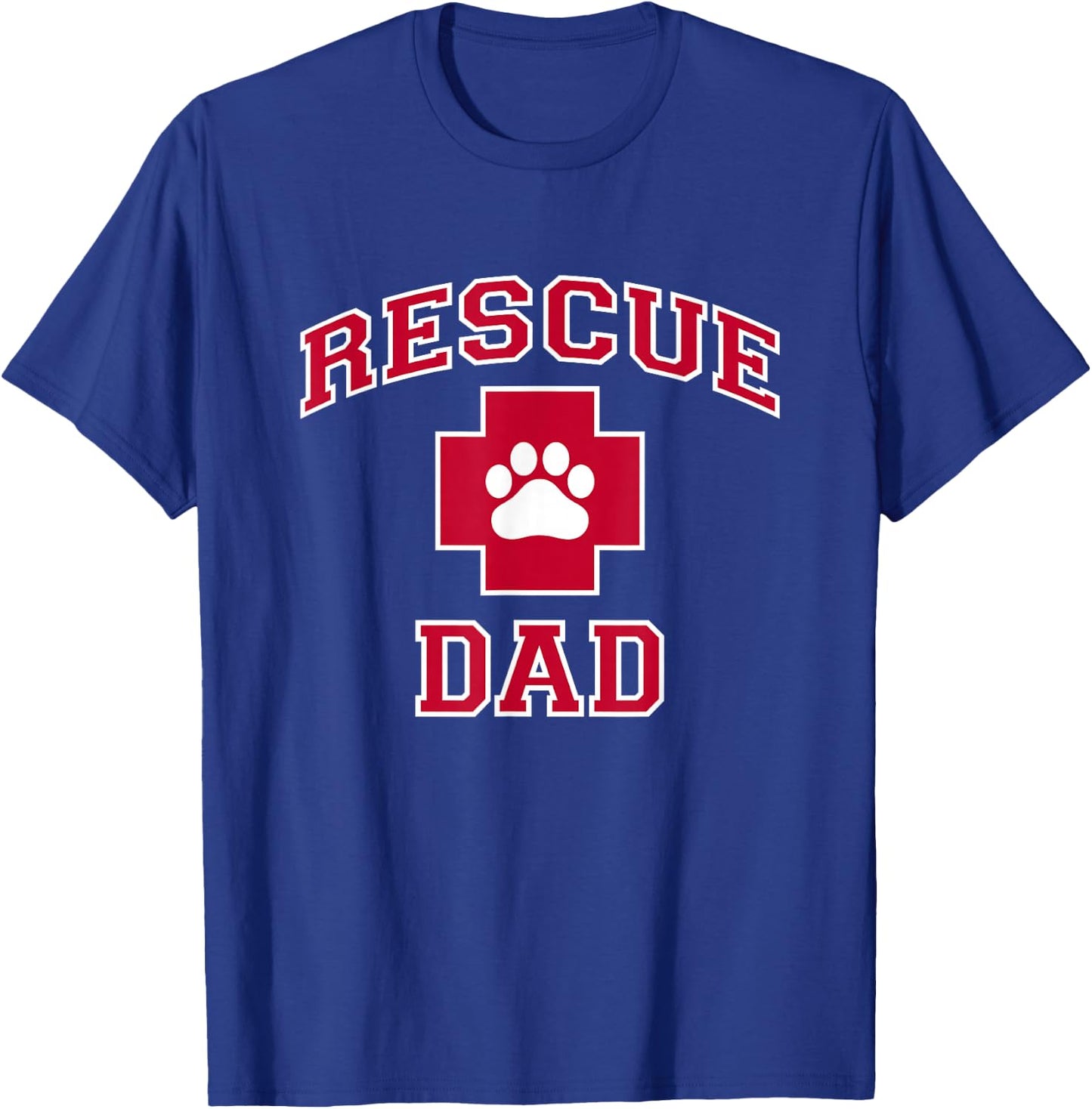 Rescue Dad - Rescue Dog or Cat Lover T-Shirt - T-Shirt | Royal