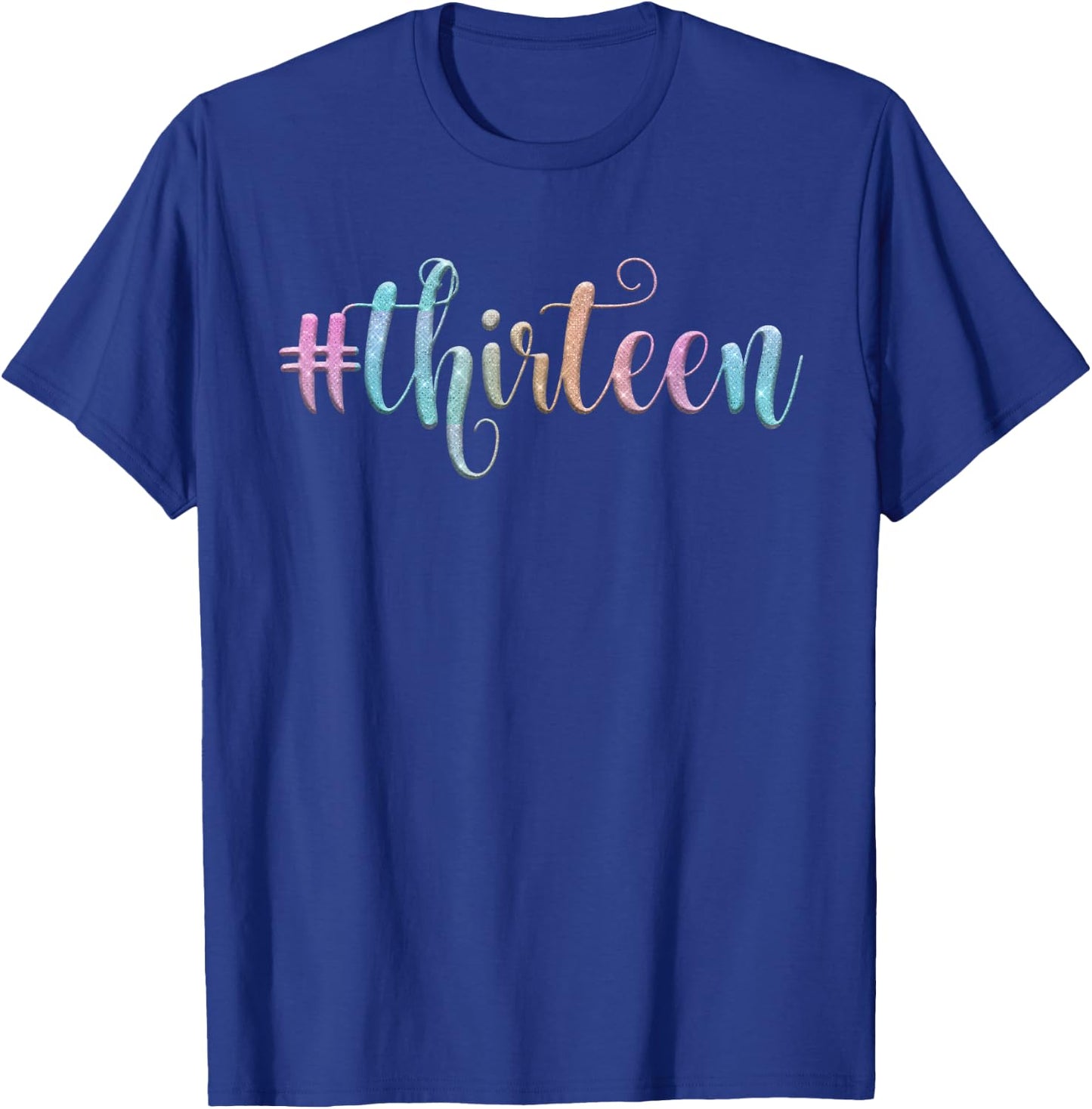 13th Birthday Shirt Girls Blue Galaxy 13 13 Official T-Shirt - T-Shirt | Royal