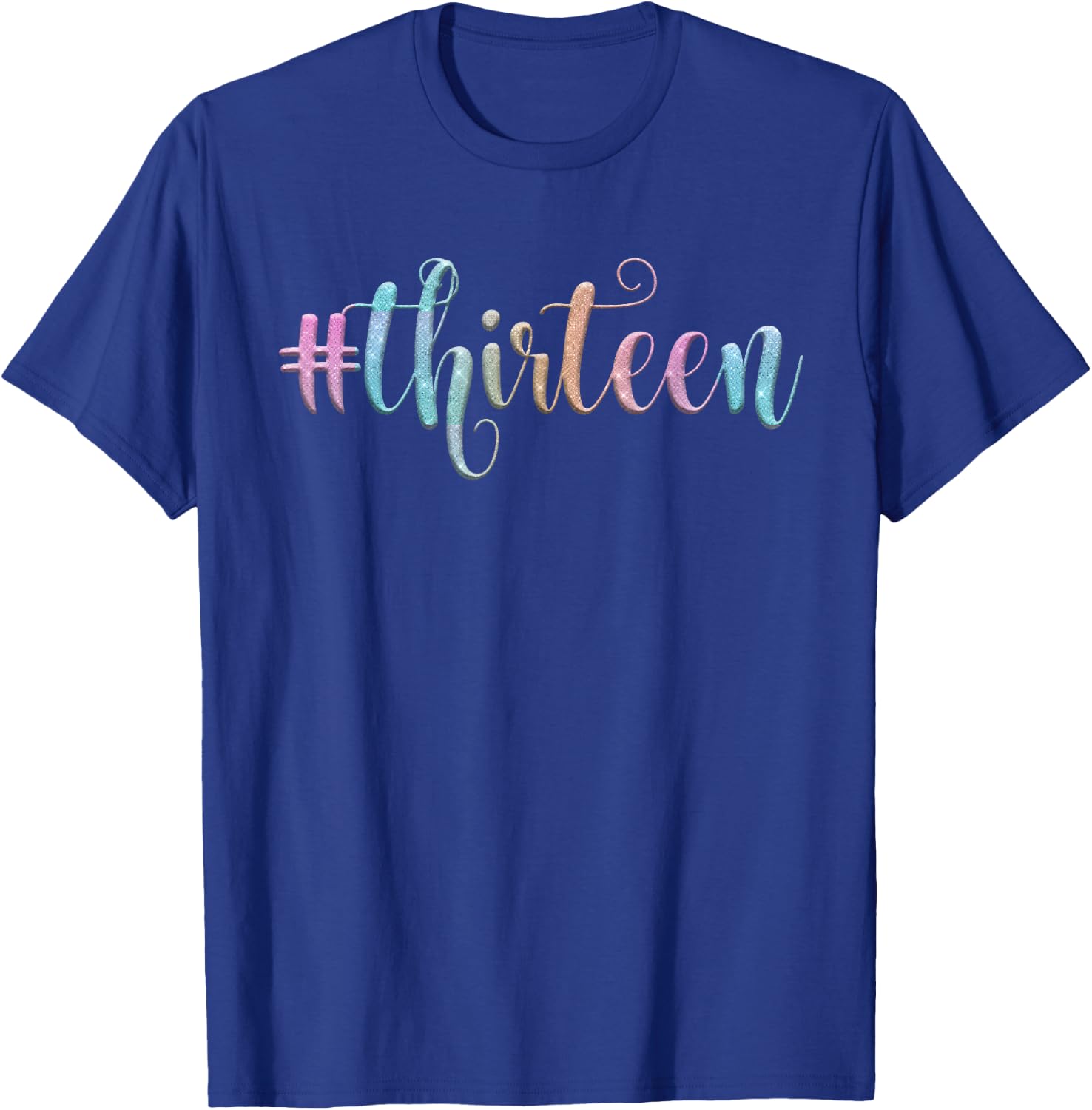 13th Birthday Shirt Girls Blue Galaxy 13 13 Official T-Shirt - T-Shirt | Royal