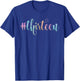 13th Birthday Shirt Girls Blue Galaxy 13 13 Official T-Shirt - T-Shirt | Royal