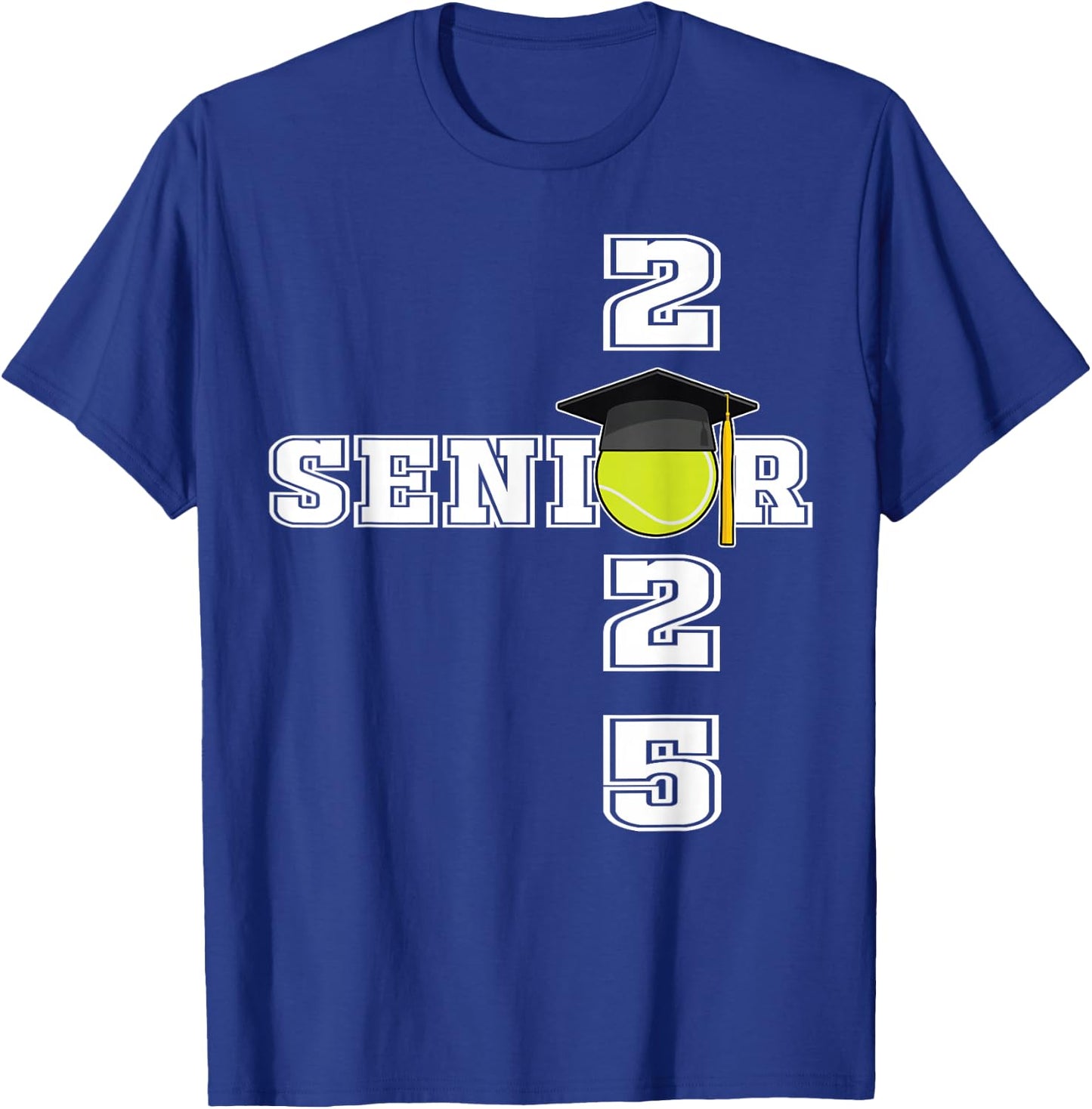 Class of 2025 Tennis Senior Gifts | Senior 2025 Tennis T-Shirt - T-Shirt | Royal
