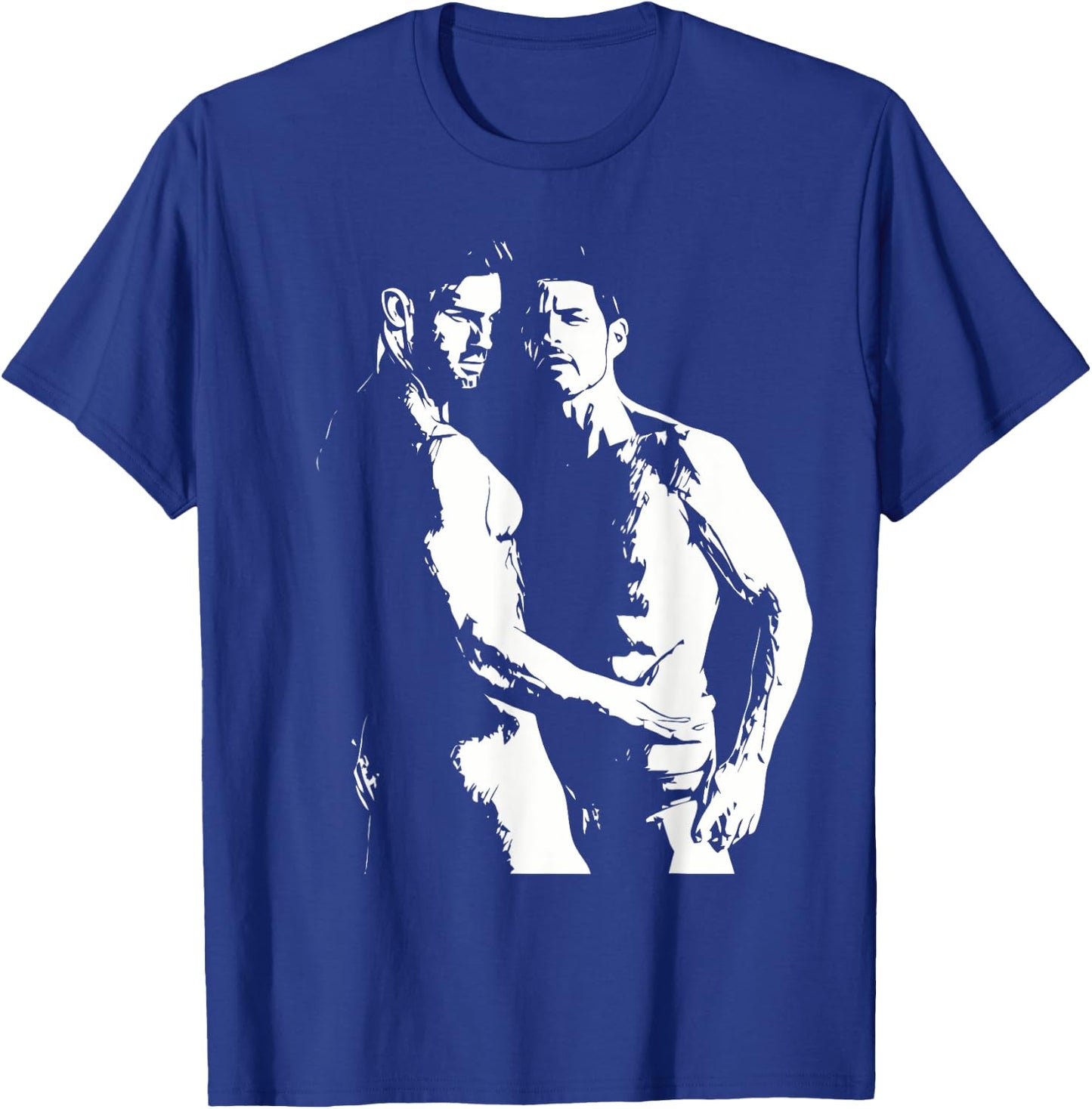 Naked Male Couple Gay Art Erotica T-Shirt - T-Shirt | Royal