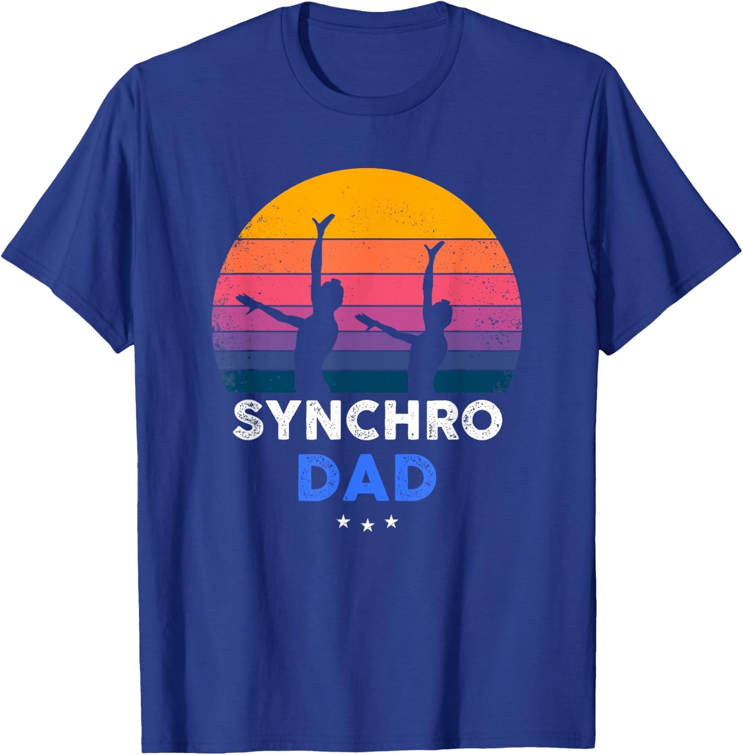 Synchronized Swimming - Synchro Dad - Funny T-Shirt - T-Shirt | Royal