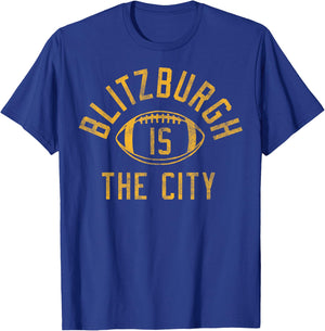 Pittsburgh Blitzburgh Is The City T-Shirt - T-Shirt | Royal