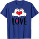 Disney Mickey and Minnie Mouse Heart Hands Love T-Shirt - T-Shirt | Royal