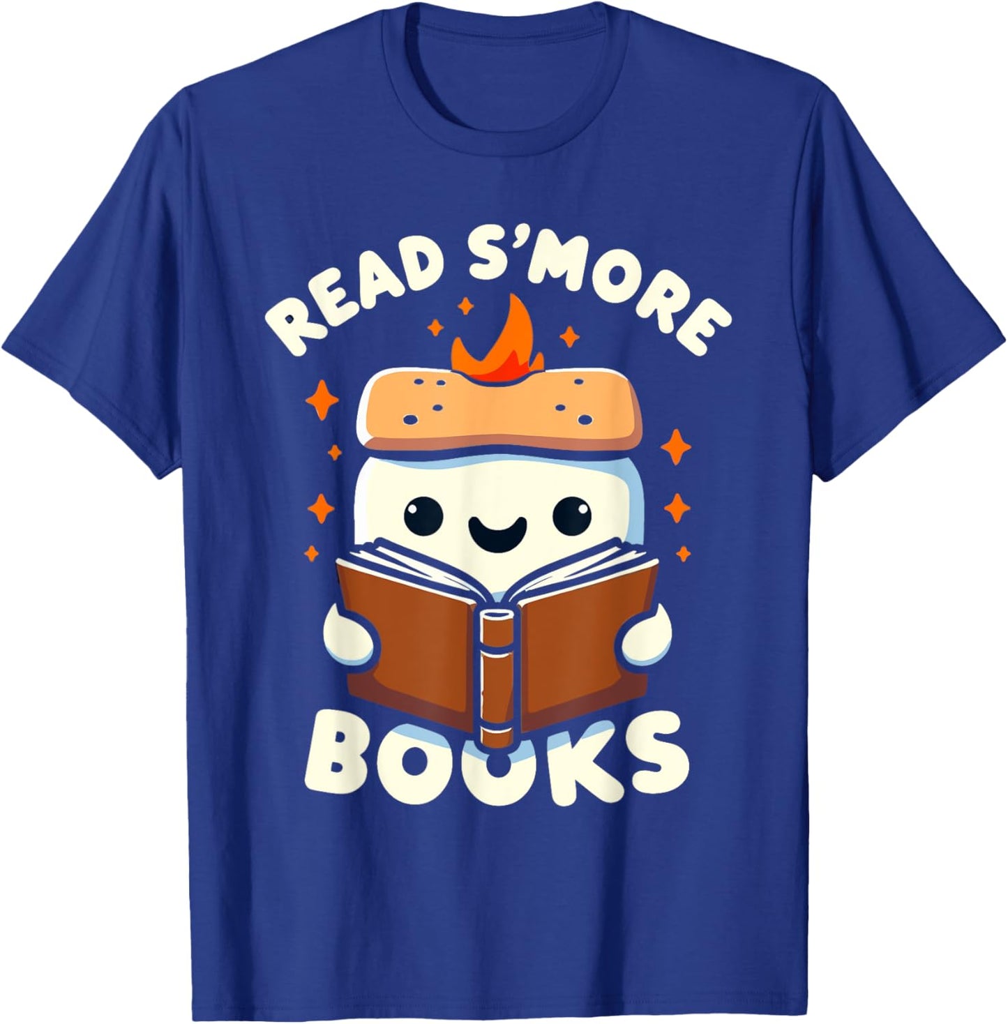 Read S’more Books Graphic - Funny Design for Book Lovers T-Shirt - T-Shirt | Royal