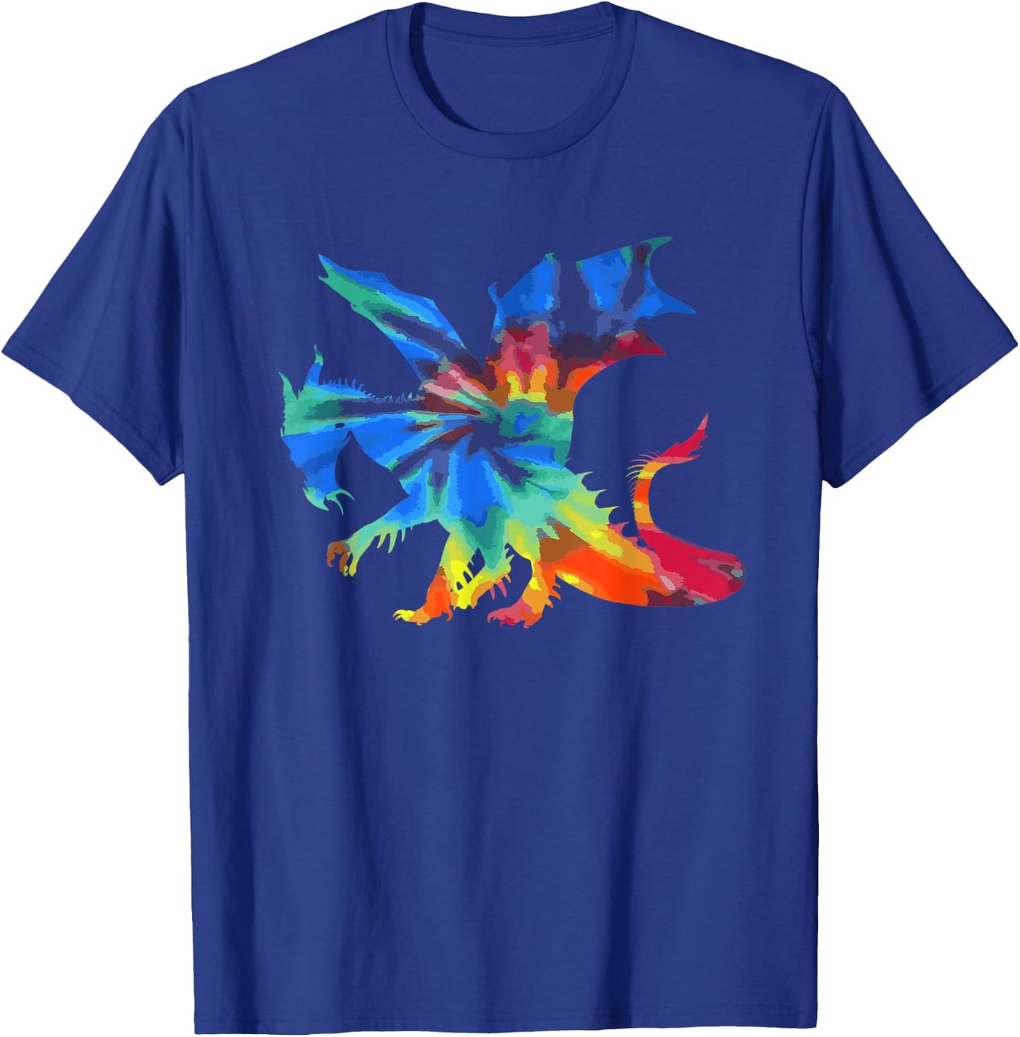 Tie Dye Dragon T-Shirt - T-Shirt | Royal