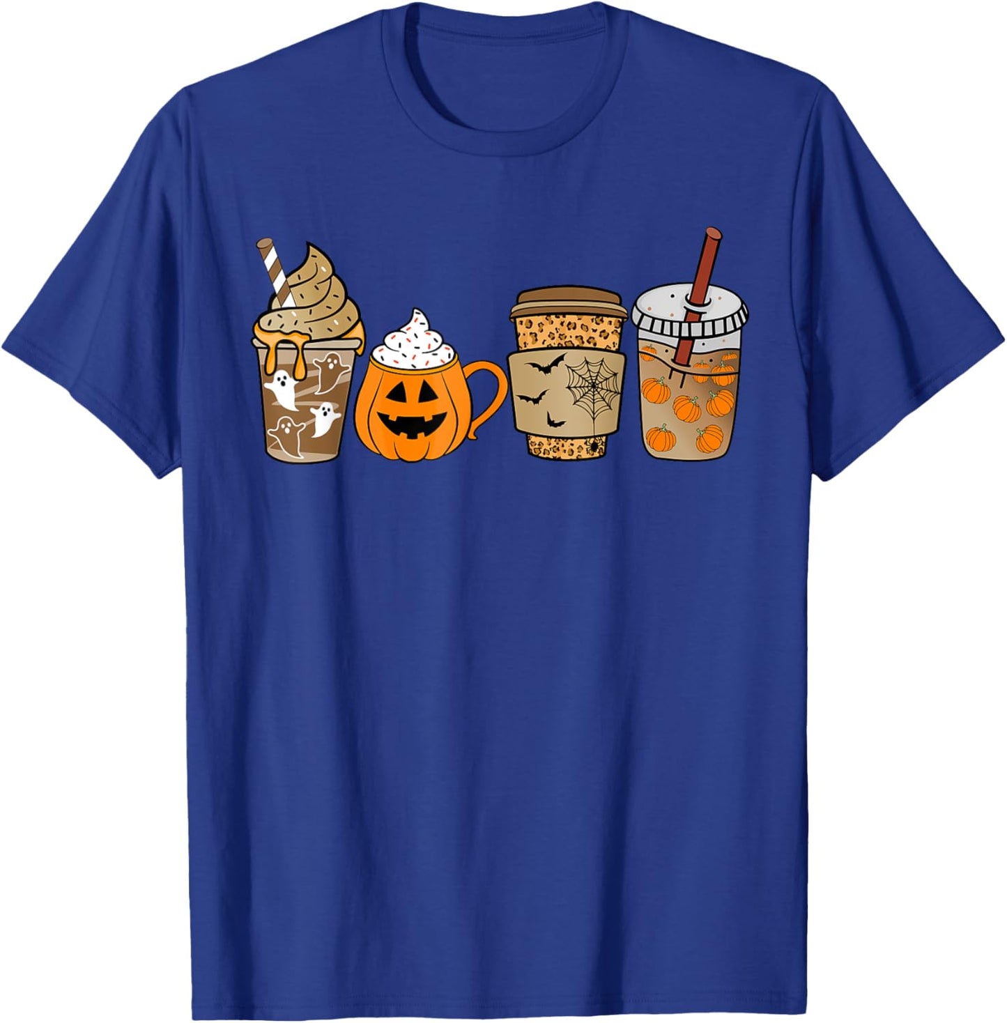 Pumpkin Spice Latte Coffee Fall Pumpkin Spice Thanksgiving T-Shirt - T-Shirt | Royal
