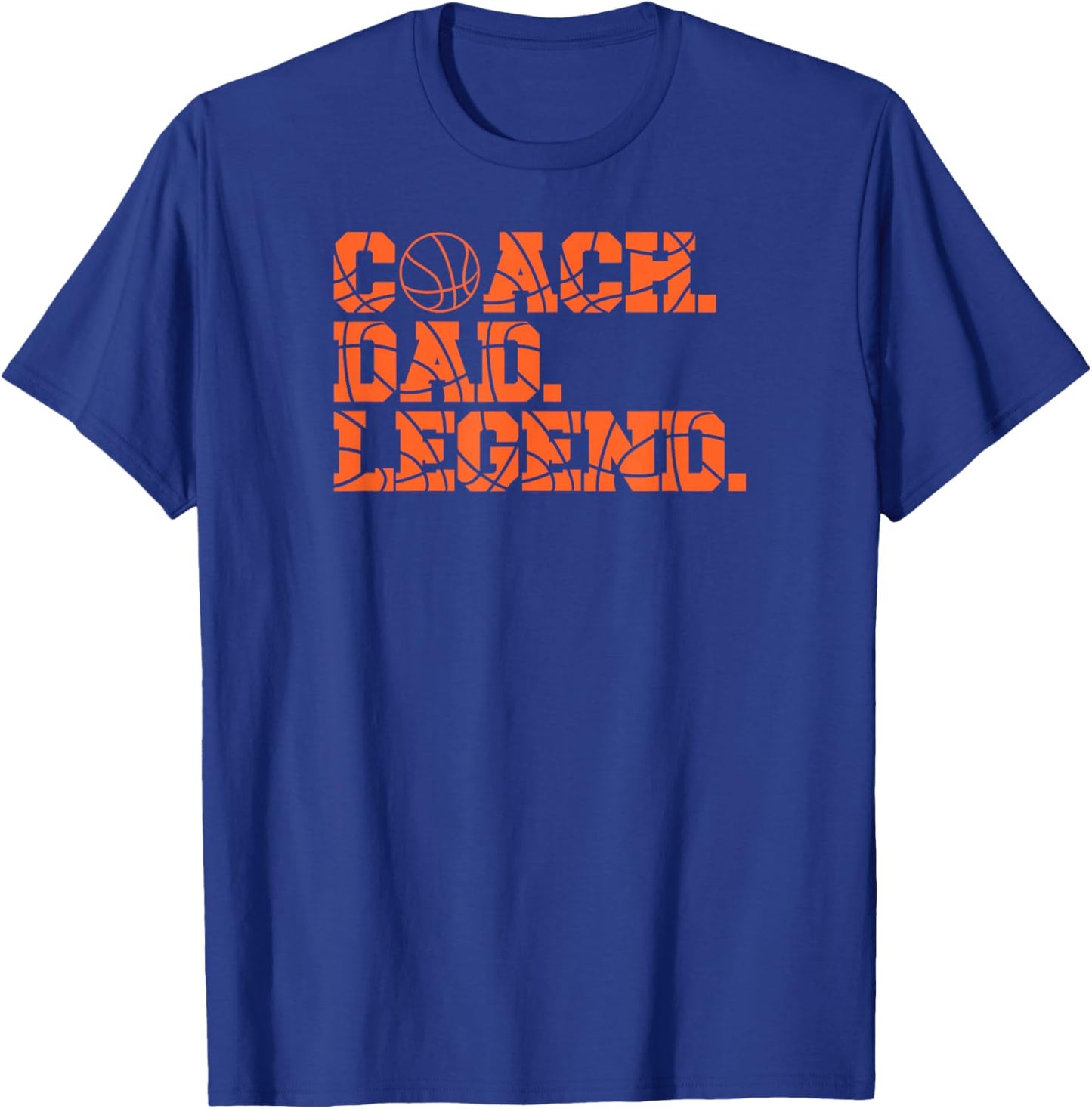 Funny Basketball Coach Dad Legend T-Shirt - T-Shirt | Royal