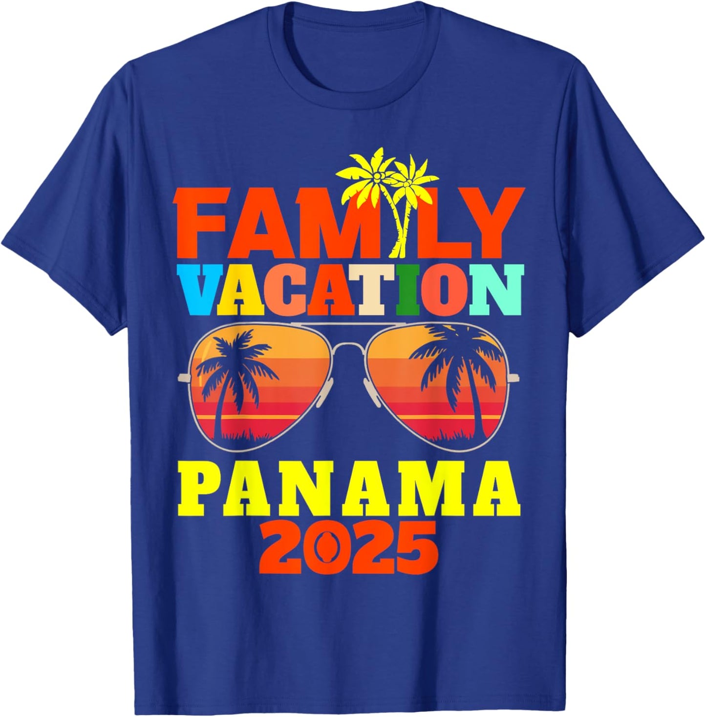 Panama Vacation Family Vacation 2025 Family Trip Matching T-Shirt - T-Shirt | Royal