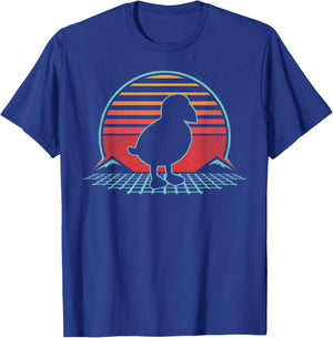 Puffin Bird Lover Animal Retro Vintage 80s Style T-Shirt - T-Shirt | Royal