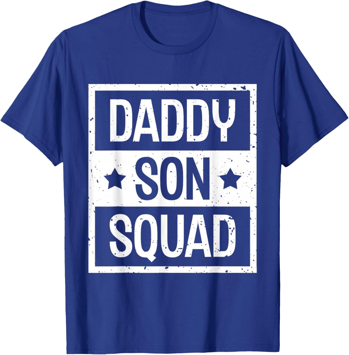 Daddy Son Squad Dad Sons Father's Day Matching Father Son T-Shirt - T-Shirt | Royal
