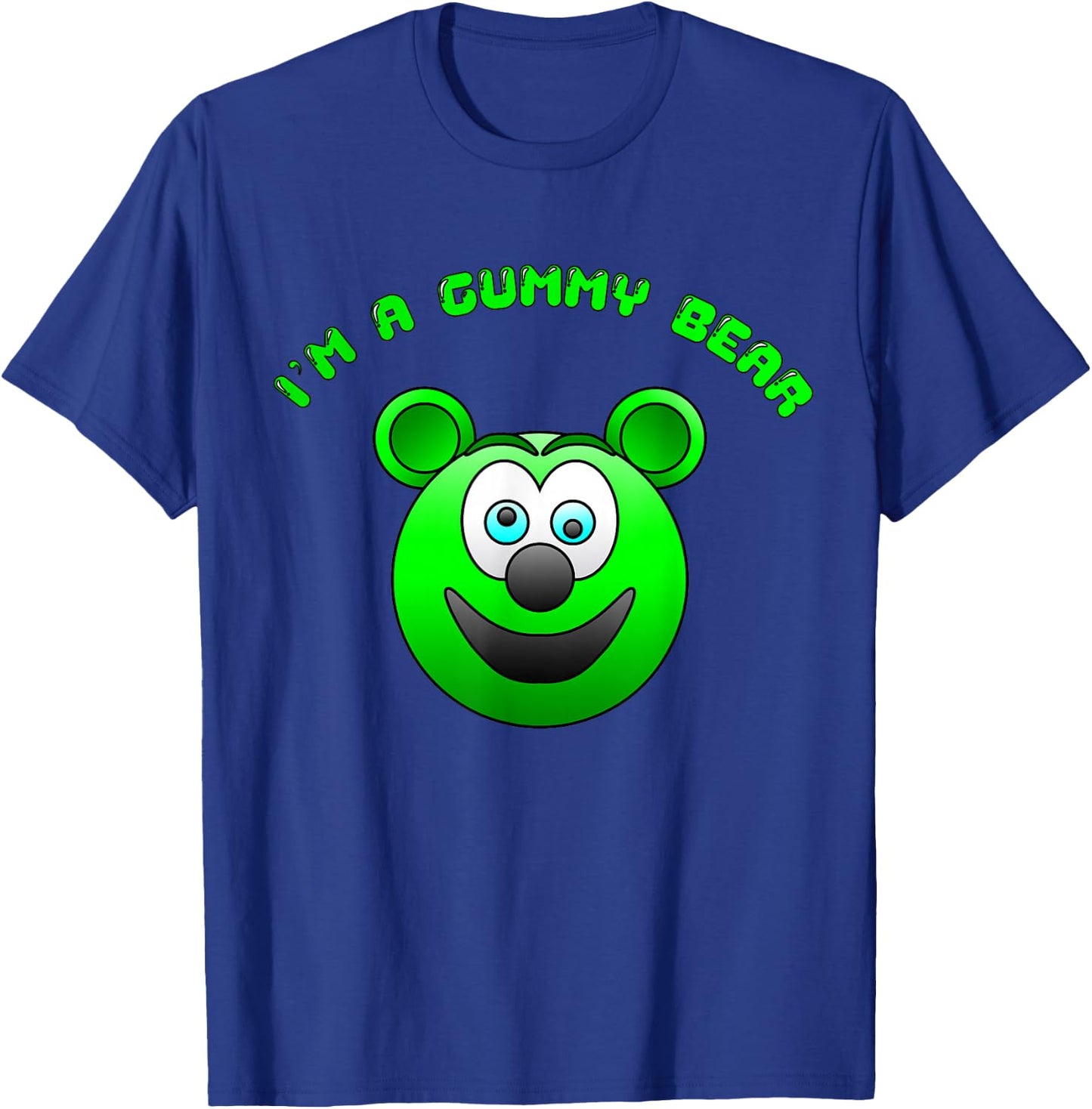 Funny Cute Kids I'm a Gummy Bear Cartoon T-Shirt - T-Shirt | Royal