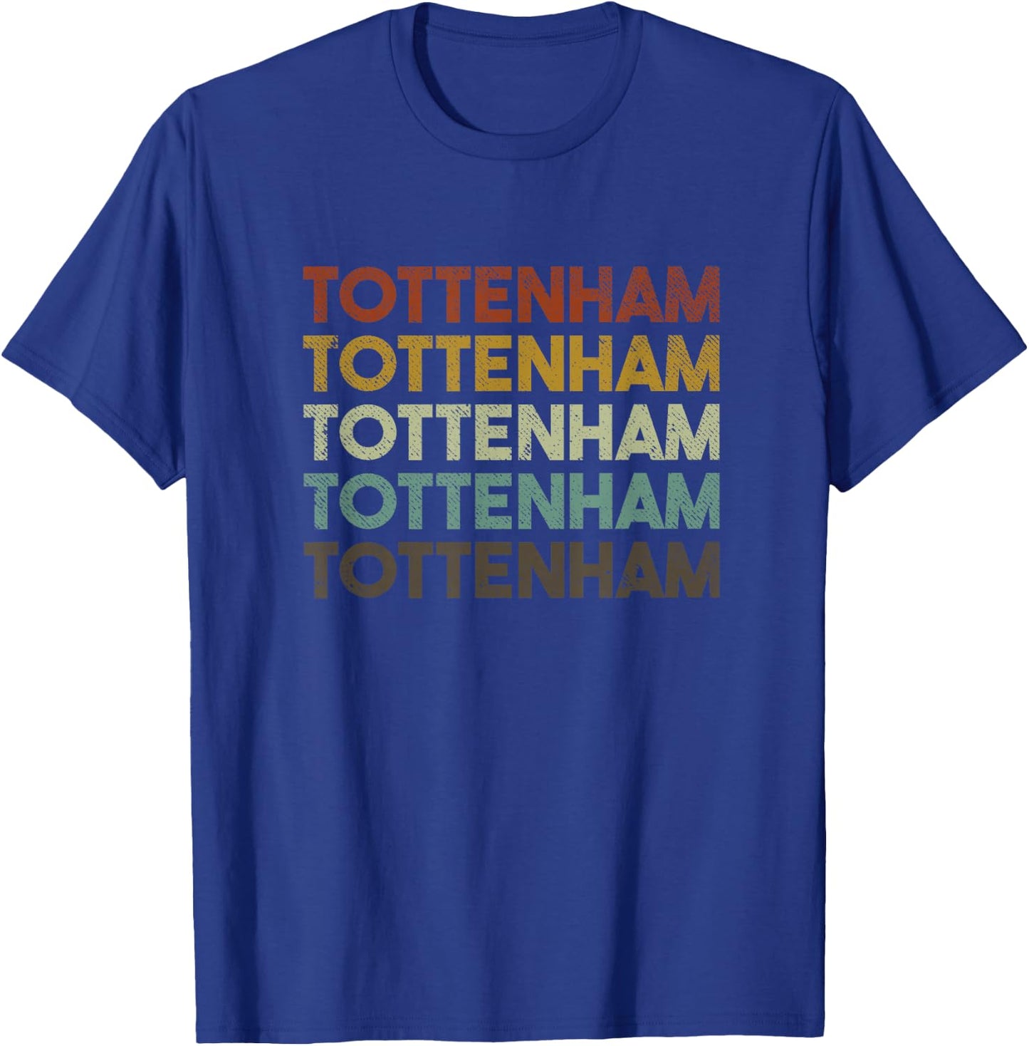 Retro Tottenham London T-Shirt - T-Shirt | Royal