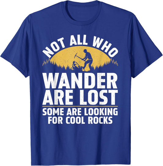 Rock Collecting Art Women Rockhound Rock Collector T-Shirt - T-Shirt | Royal