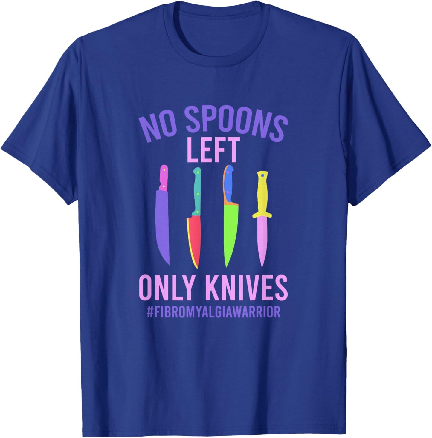 Fibromyalgia Warrior Fibromyalgia Awareness Month T-Shirt - T-Shirt | Royal