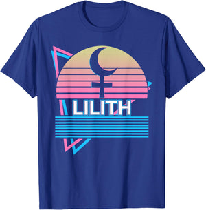 Lilith Dark Moon Retro T-Shirt - T-Shirt | Royal