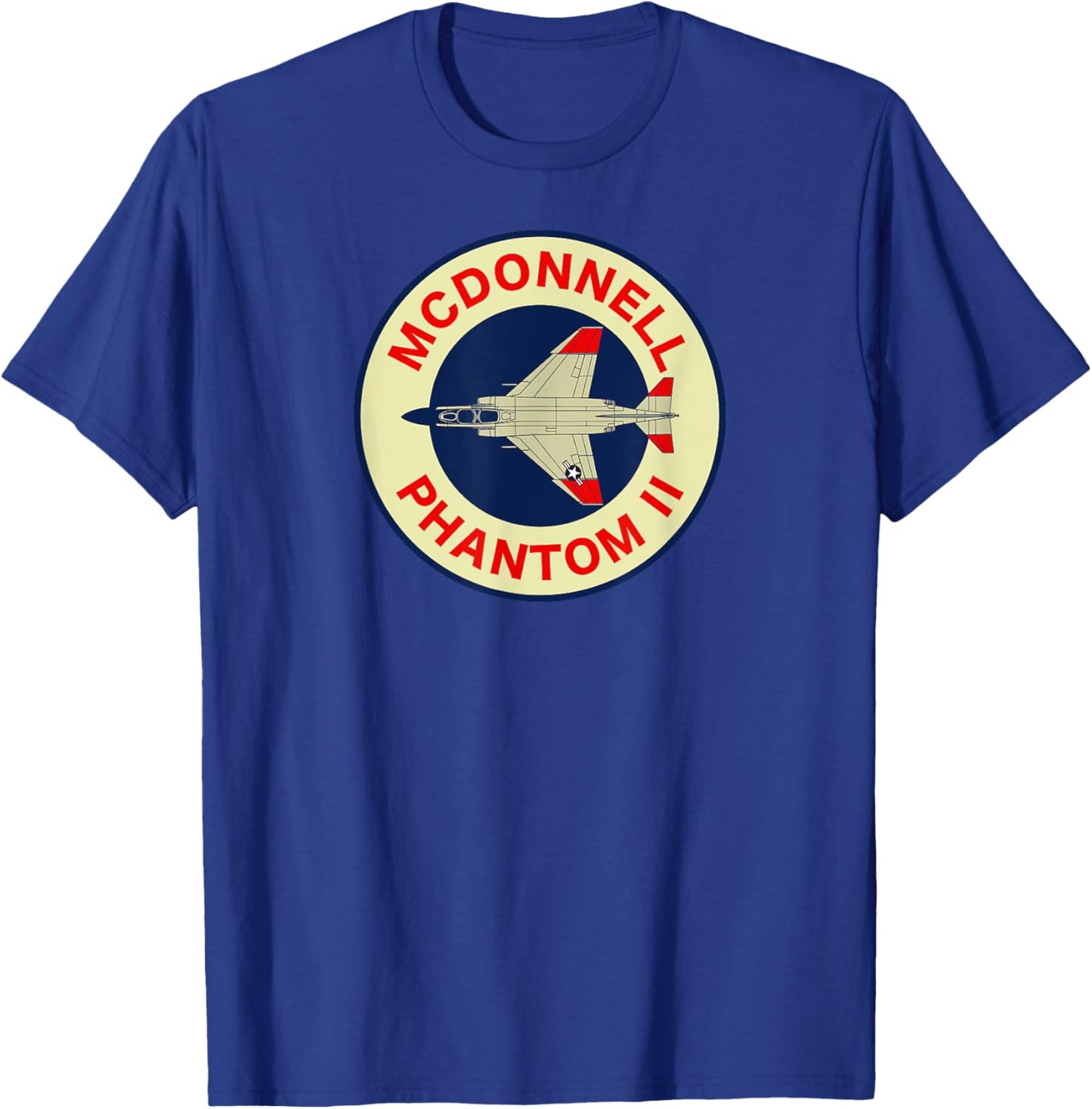 F-4 Phantom II Patch T-Shirt - T-Shirt | Royal