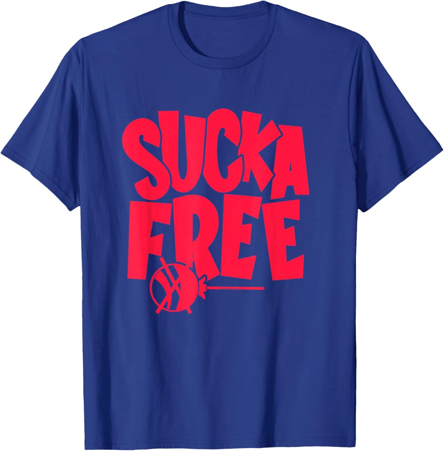 Concrete And Luxury Sucka Free Infrared T-Shirt - T-Shirt | Royal