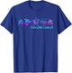 Sanibel Island Beach Design / Tribal Turtle Gift T-Shirt - T-Shirt | Royal