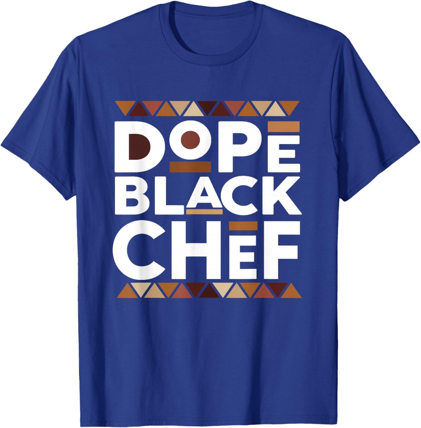 Dope Black Chef Black History Melanin Black Chef T-Shirt - T-Shirt | Royal