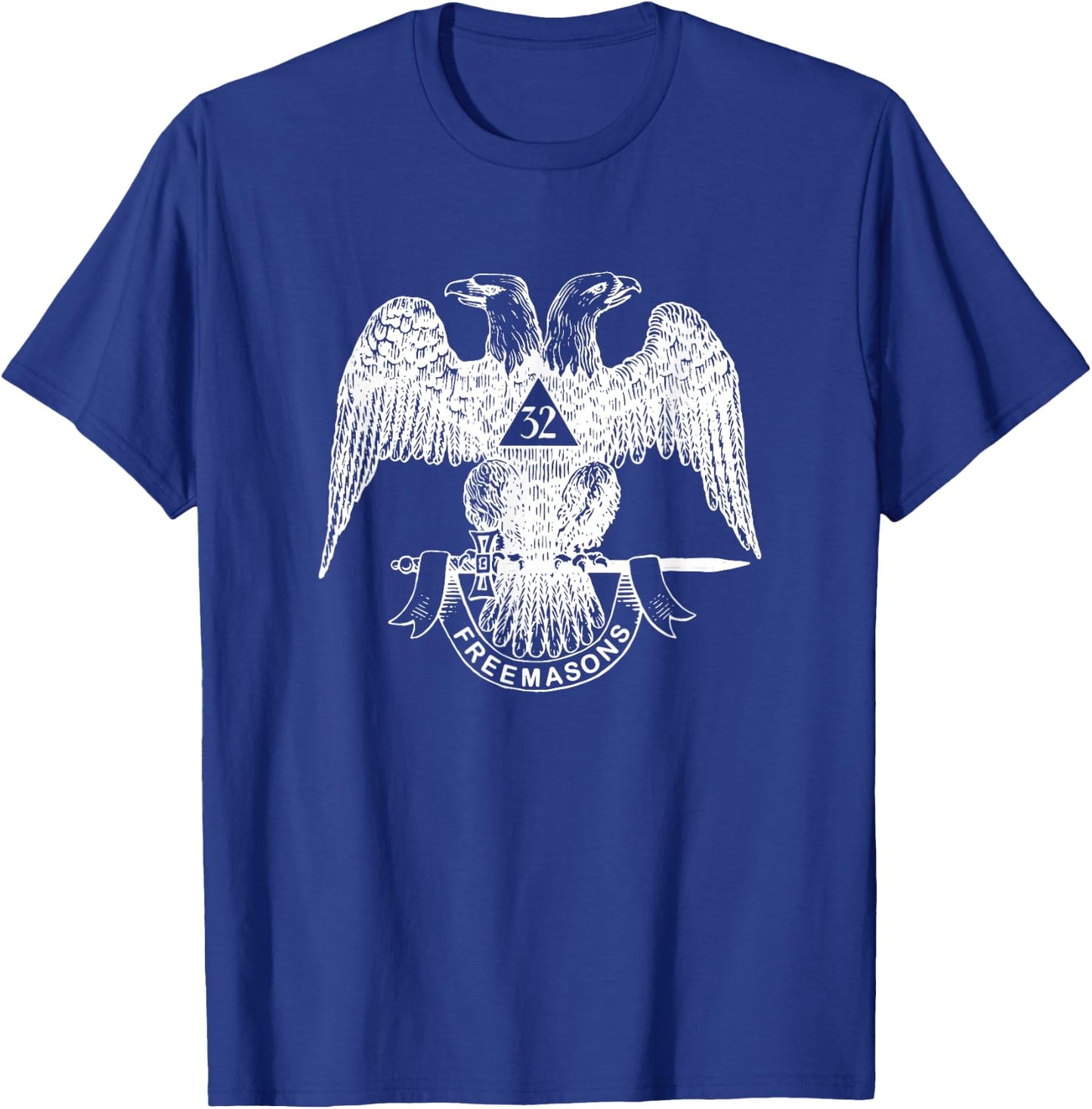 Scottish Rite Eagle 32nd Degree - Freemason Gifts T-Shirt - T-Shirt | Royal