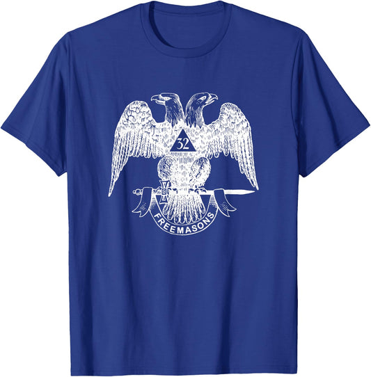Scottish Rite Eagle 32nd Degree - Freemason Gifts T-Shirt - T-Shirt | Royal
