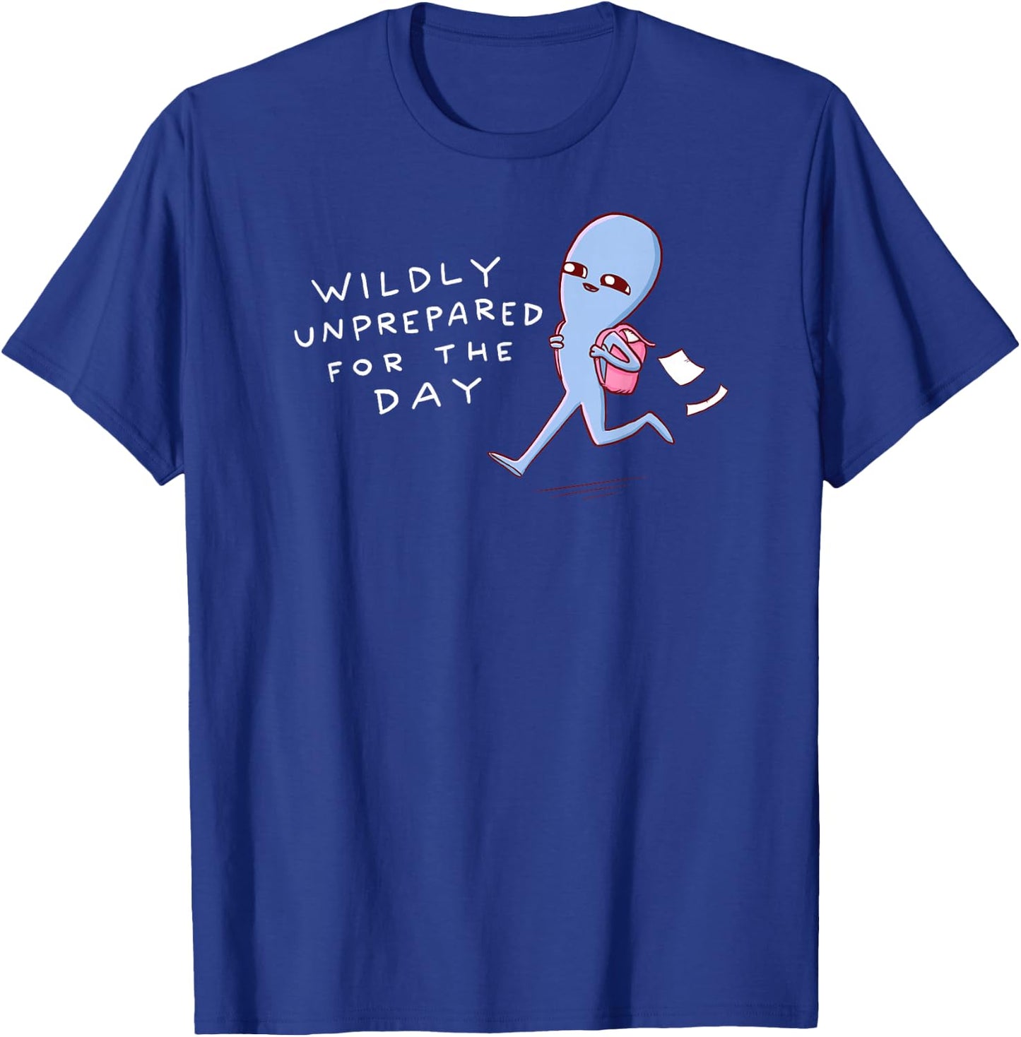 Threadless Nathan W. Pyle Wildly Unprepared Graphic T-Shirt - T-Shirt | Royal