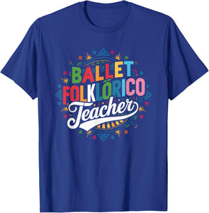 Ballet Folklorico Dancer Mexico Traditional Mexican Dance T-Shirt - T-Shirt | Royal