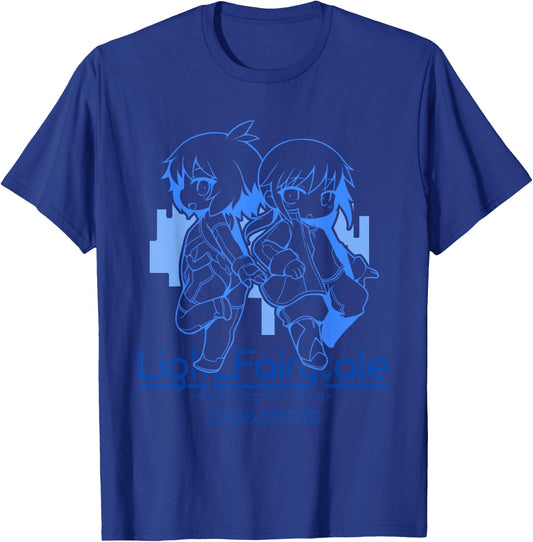 Light Fairytale - Chibi Haru & Kuroko (Front Only) T-Shirt - T-Shirt | Royal
