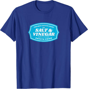 Retro Salt and Vinegar “The Best Chips” Vintage Style T-Shirt - T-Shirt | Royal