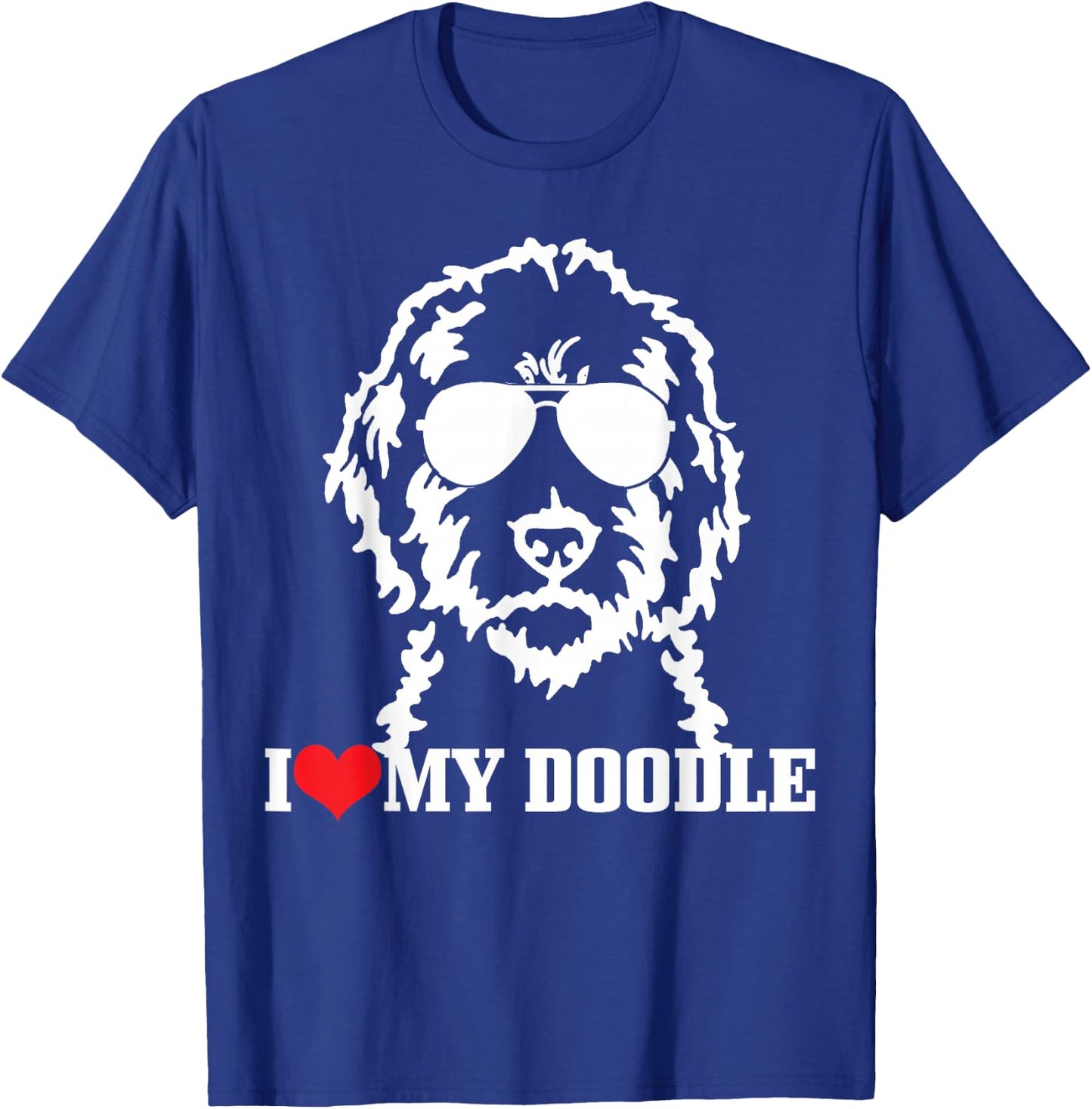 Goldendoodle I Love My Doodle Mom Labradoodle Dog Funny Gift T-Shirt - T-Shirt | Royal