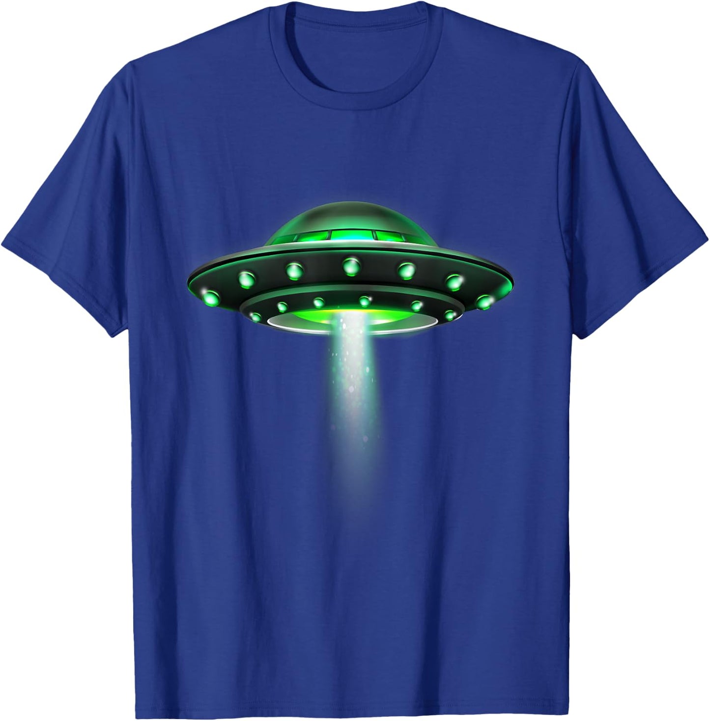 Alien shirt, flying saucer, alien ufo, spaceship art shirt T-Shirt - T-Shirt | Royal