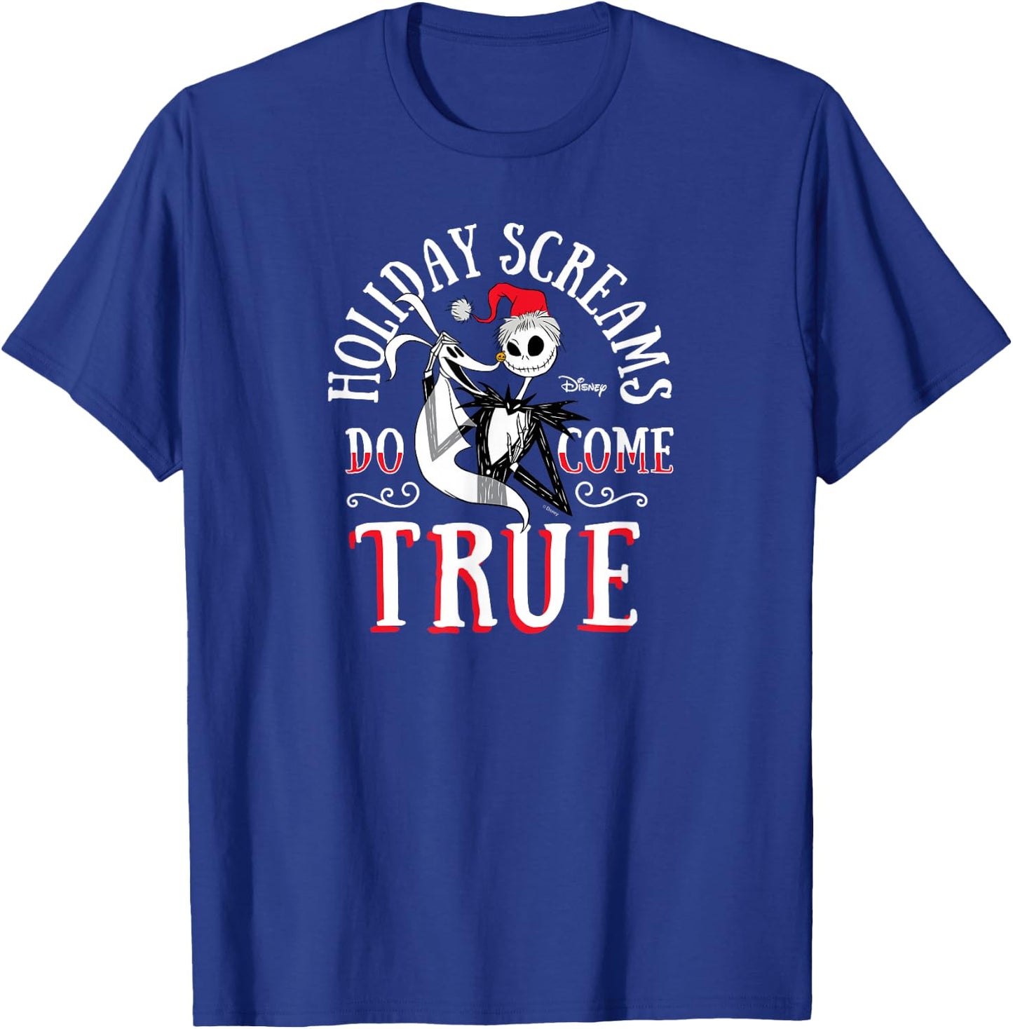 The Nightmare Before Christmas - Jack Zero Holiday Screams T-Shirt - T-Shirt | Royal