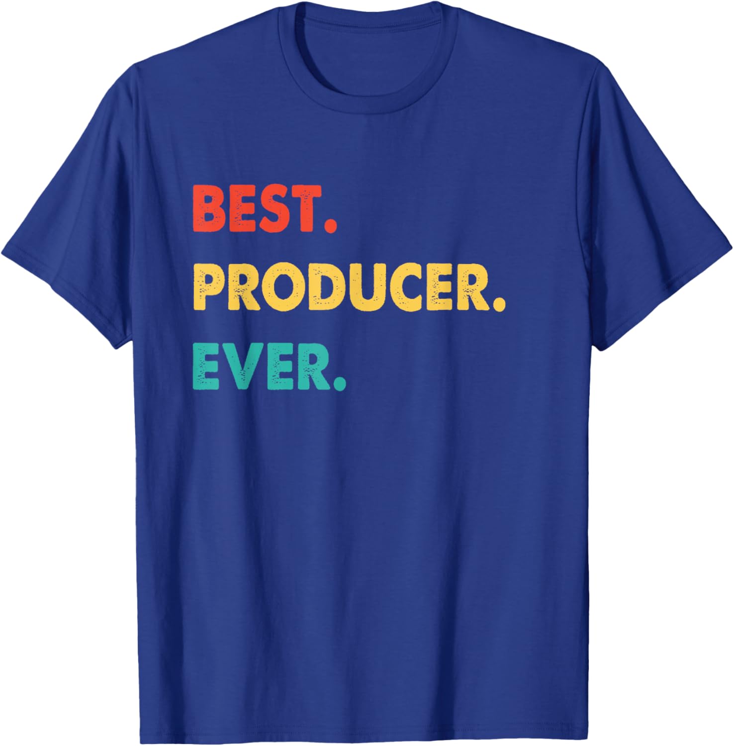 Producer Profession Retro Best Producer Ever T-Shirt - T-Shirt | Royal
