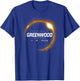 Total Solar Eclipse 2024 Greenwood Indiana April 8 2024 T-Shirt - T-Shirt | Royal