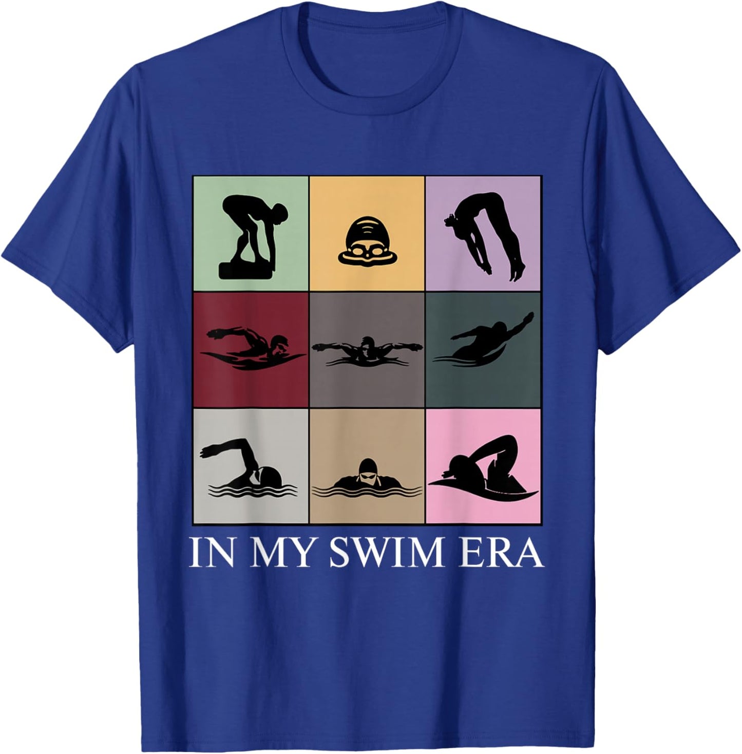Women Men Kids In My Swim Era Swimming Swimmer T-Shirt - T-Shirt | Royal