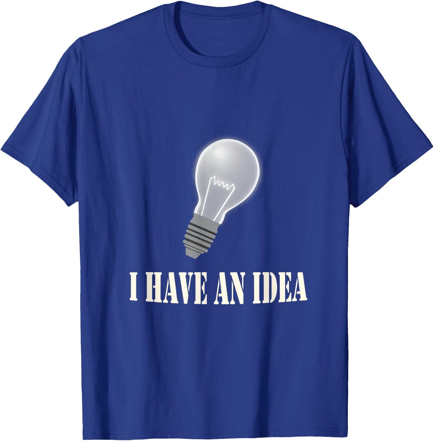 Ich habe eine Idee | Lamp T-Shirt - T-Shirt | Royal